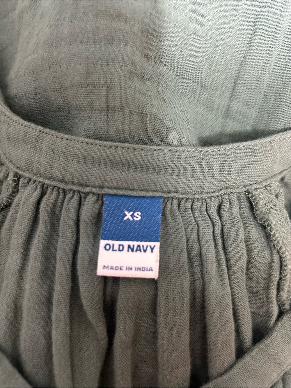 NWOT Old navy flutter sleeve v neck swing dress xs - Picture 6 of 8